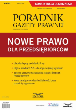 Nowe prawo dla przedsiębiorców