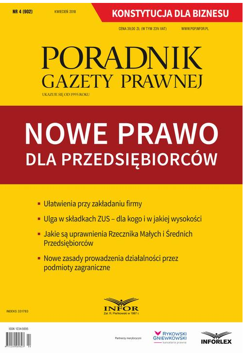 Nowe prawo dla przedsiębiorców