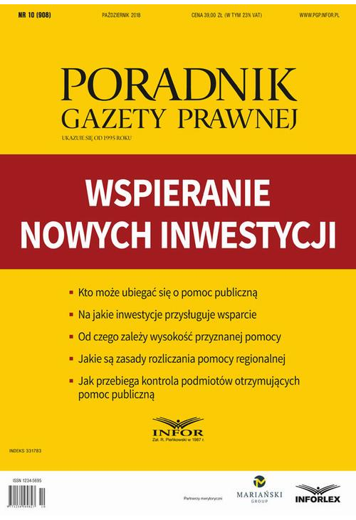 Wspieranie nowych inwestycji