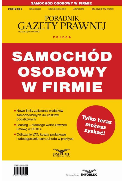 Samochód osobowy w firmie