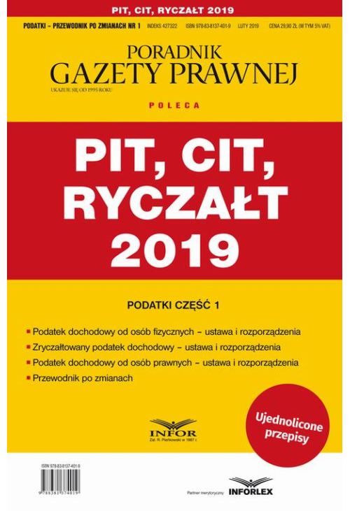 PIT CIT Ryczałt 2019