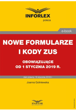 Nowe formularze i kody ZUS...
