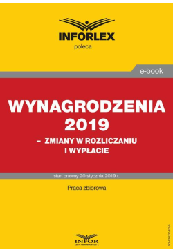 Wynagrodzenia 2019 – zmiany...