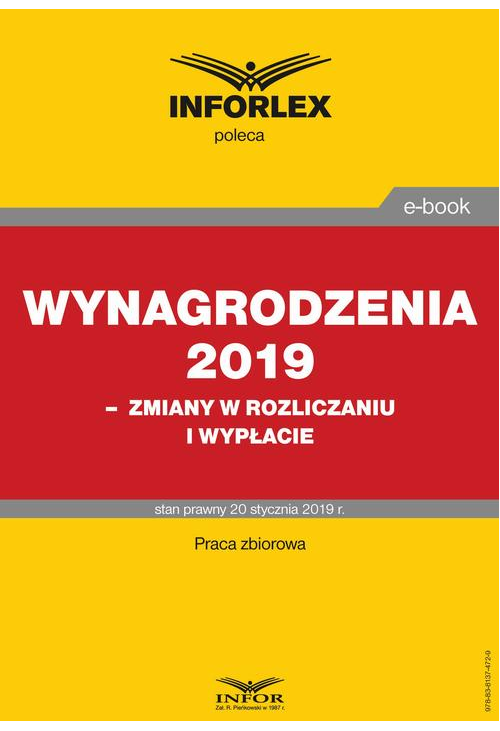 Wynagrodzenia 2019 – zmiany w rozliczaniu i wypłacie