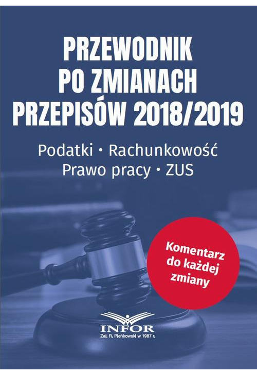 Przewodnik po zmianach przepisów 2018/2019