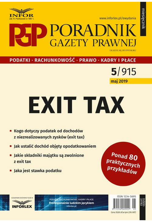 Exit tax