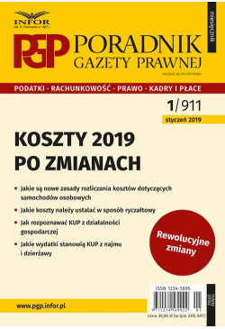 Koszty 2019 – po zmianach