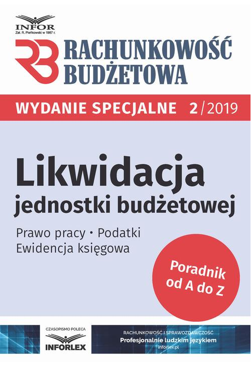 Likwidacja jednostki budżetowej