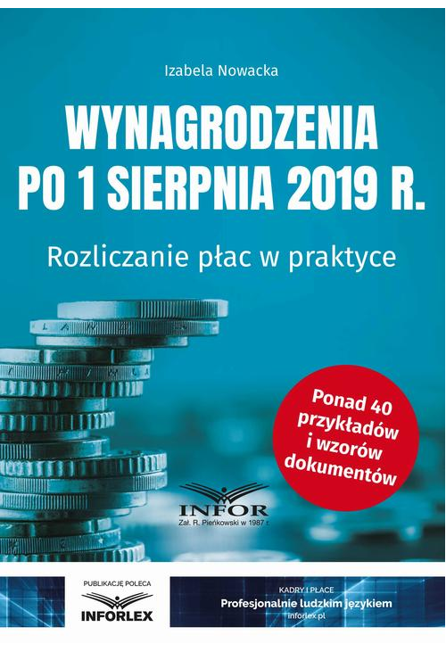 Wynagrodzenia 2019 po 1 sierpnia 2019 r.