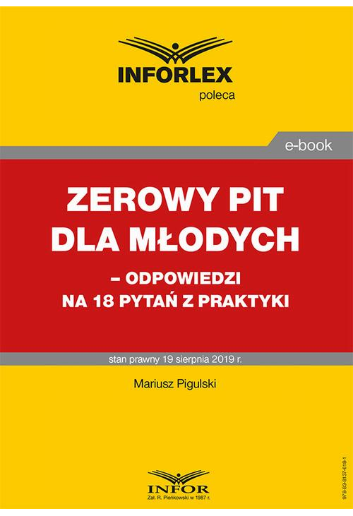 Zerowy PIT dla młodych– odpowiedzi na 18 pytań z praktyki