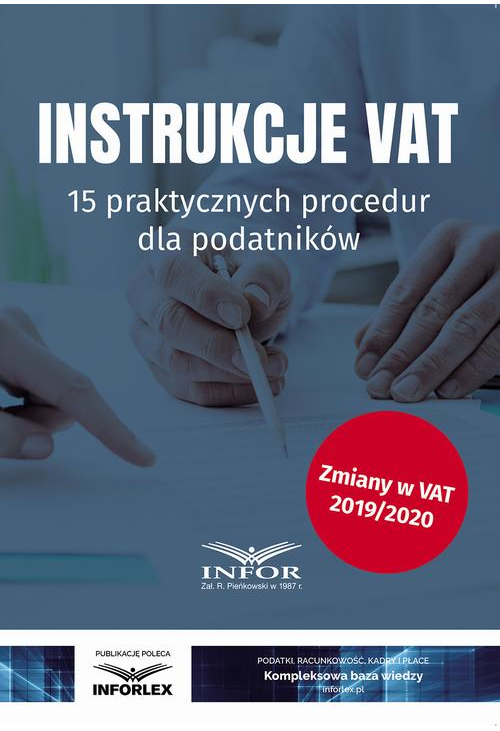 Instrukcje VAT.15 praktycznych procedur dla podatników