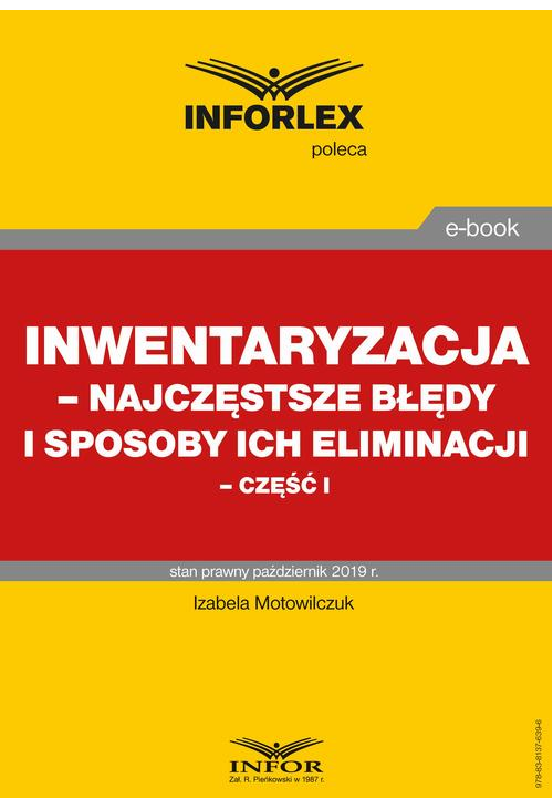 Inwentaryzacja – najczęstsze błędy i sposoby ich eliminacji – część I