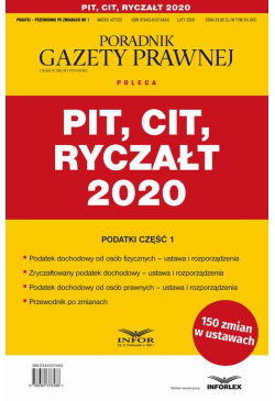 PIT CIT Ryczałt 2020