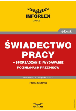Świadectwo pracy –...