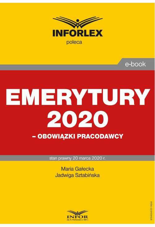 Emerytury 2020 – obowiązki pracodawcy