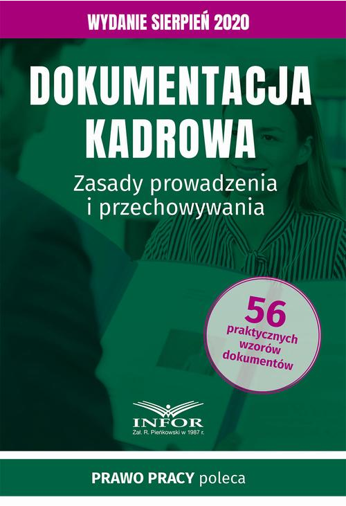 Dokumentacja kadrowa.Zasady prowadzenia i przechowywania.Wydanie sierpień 2020