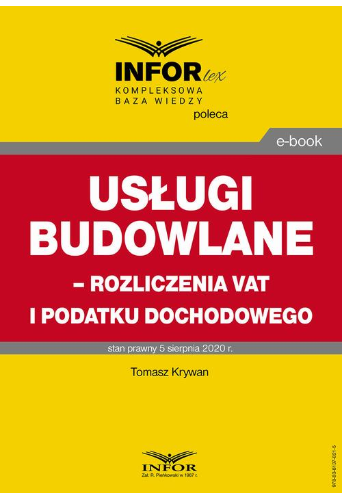 Usługi budowlane – rozliczenia VAT i podatku dochodowego