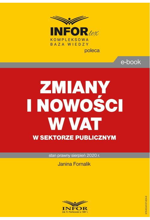 Zmiany i nowości w VAT w sektorze publicznym