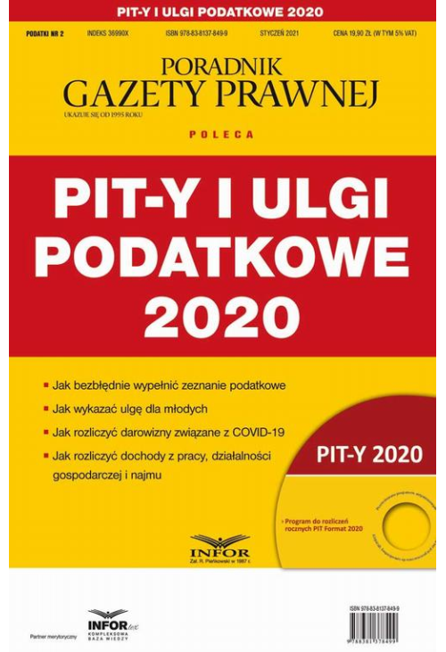 PIT-y i ulgi podatkowe 2020