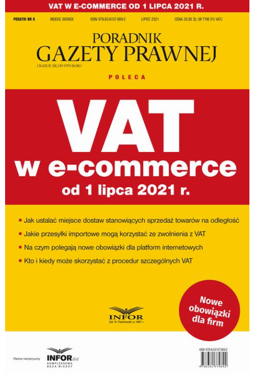 VAT w e-commerce od 1 lipca 2021