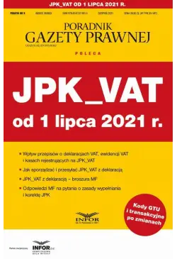 JPK_VAT od 1 lipca 2021