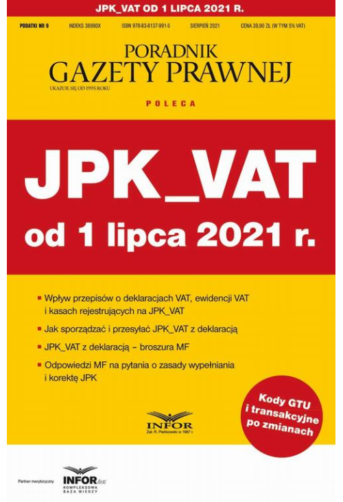 JPK_VAT od 1 lipca 2021