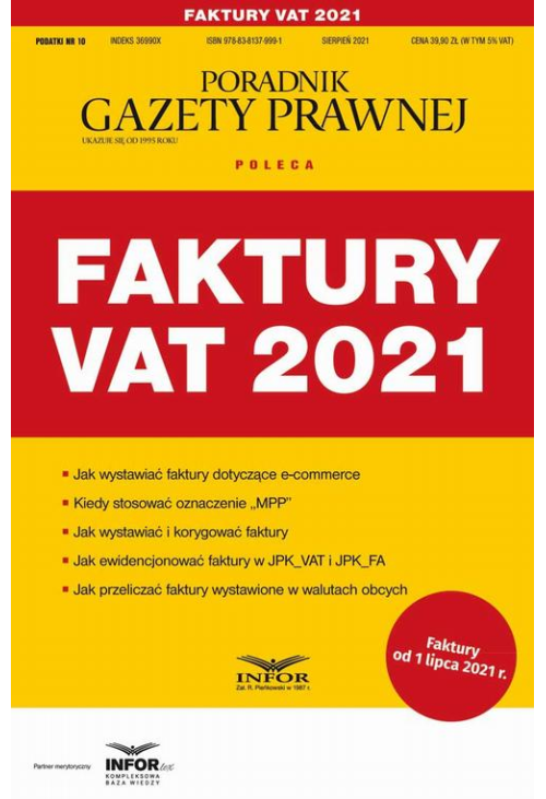 Faktury VAT 2021