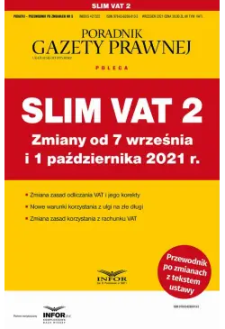 Slim VAT 2 Zmiany od 7...