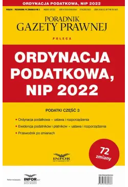 Ordynacja podatkowa NIP 2022