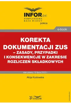 Korekta dokumentacji ZUS –...