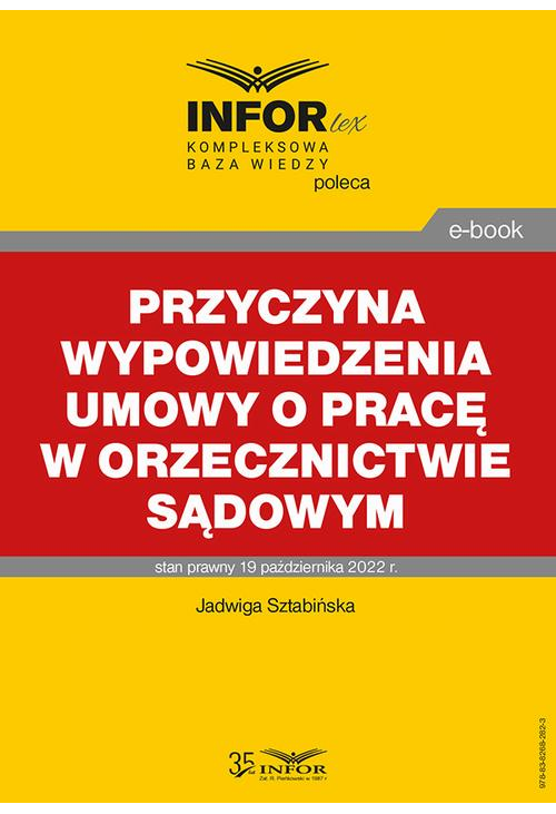 Przyczyna wypowiedzenia umowy o pracę w orzecznictwie sądowym