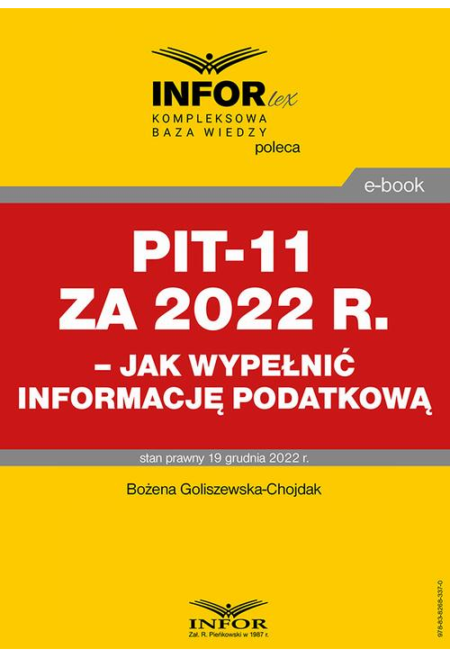 PIT-11 za 2022 r. – jak wypełnić informację podatkową