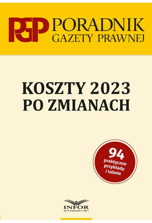 Koszty 2023 po zmianach