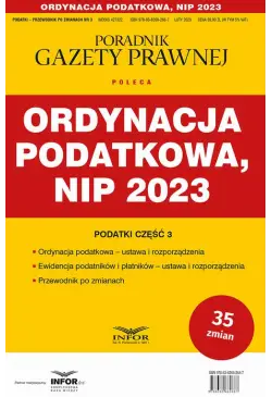 Ordynacja podatkowa NIP 2023