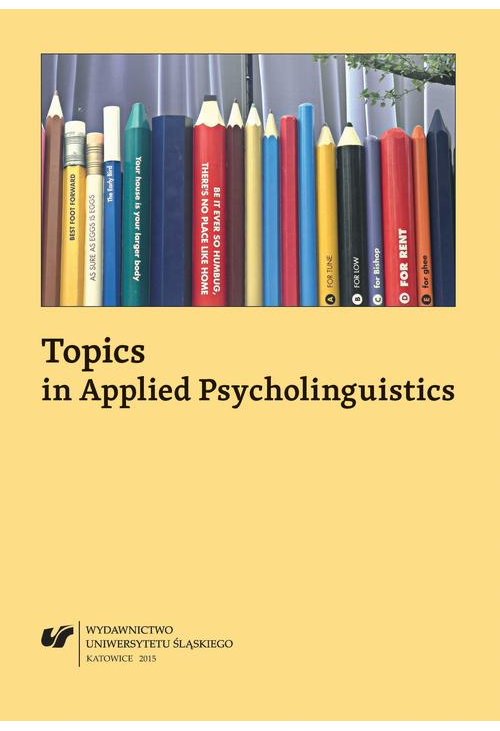 Topics in Applied Psycholinguistics