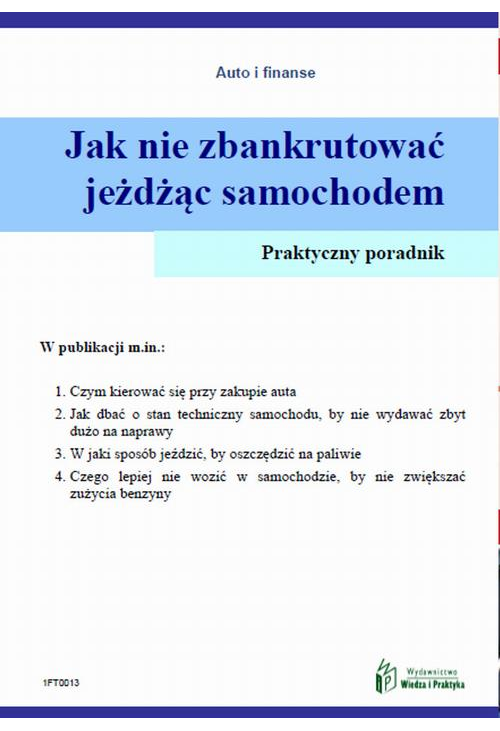 Jak nie zbankrutować jeżdżąc samochodem