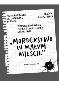 Morderstwo w małym mieście