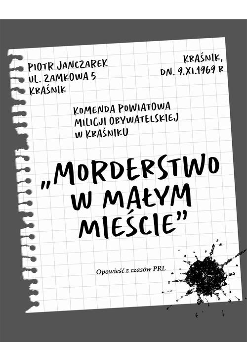 Morderstwo w małym mieście