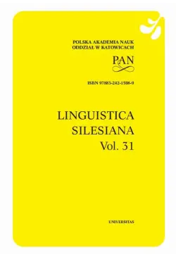 Linguistica Silesiana, vol. 31