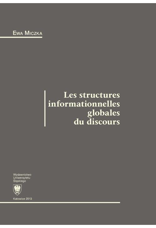 Les structures informationnelles globales du discours