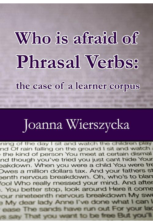 Who is afraid of Phrasal Verbs: the case of a learner corpus