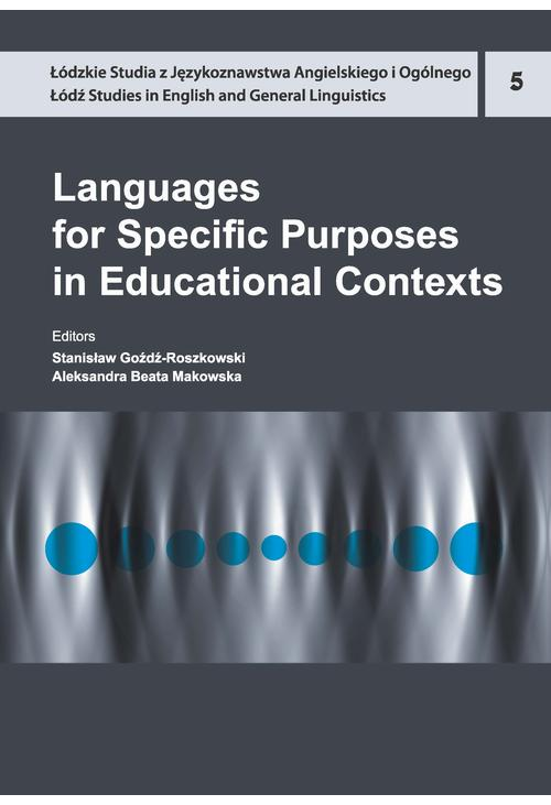 Languages for Specific Purposes in Educational Contexts