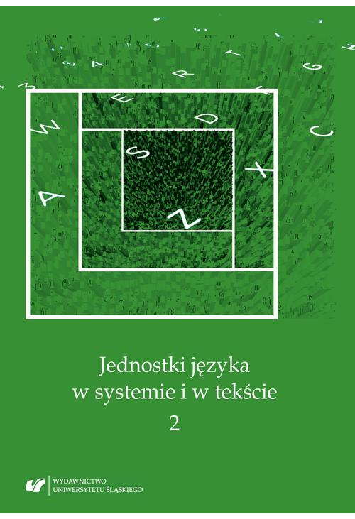 Jednostki języka w systemie i w tekście 2