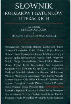 Słownik rodzajów i gatunków...
