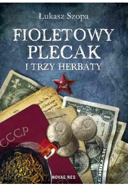 Fioletowy plecak i trzy...