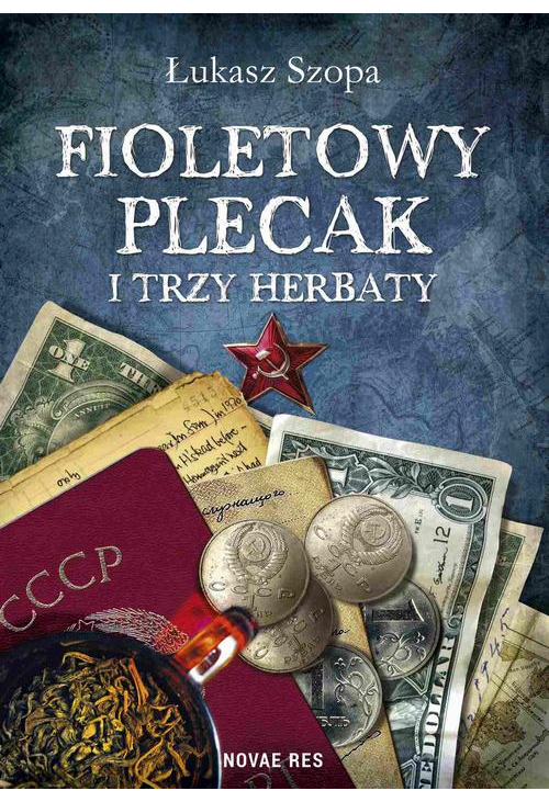 Fioletowy plecak i trzy herbaty