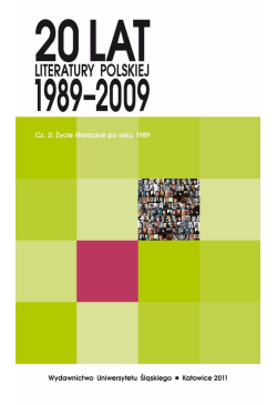 20 lat literatury polskiej...