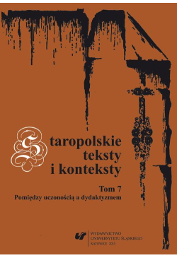 Staropolskie teksty i...