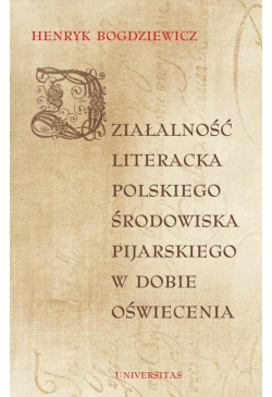 Działalność literacka...