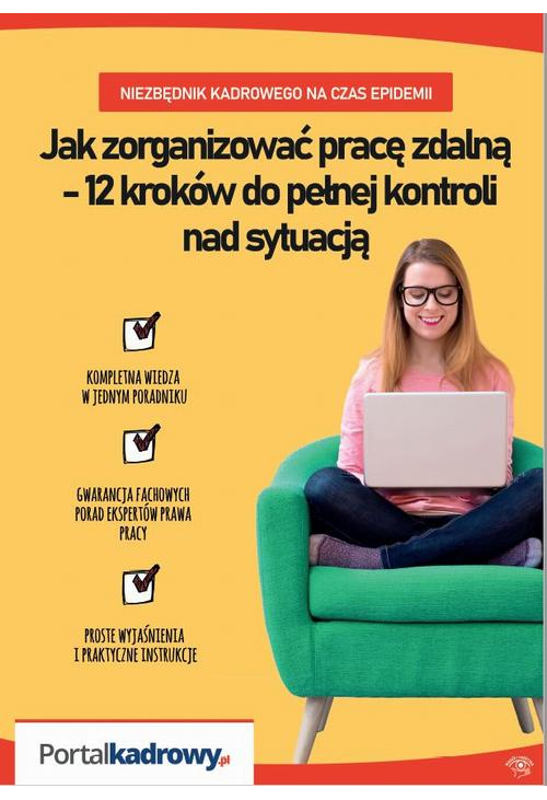 Jak zorganizować pracę zdalną – 12 kroków do pełnej kontroli nad sytuacją (e-book)